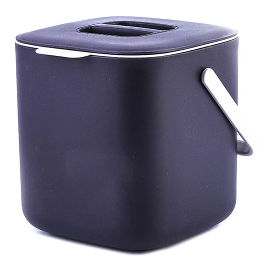 Innovative Plastic Kitchen Food Waste Trash Can Compost Drainer Rubbish Container